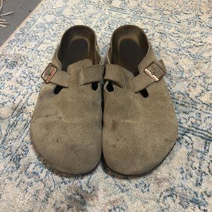 Birkenstock Boston 42 taupe suede